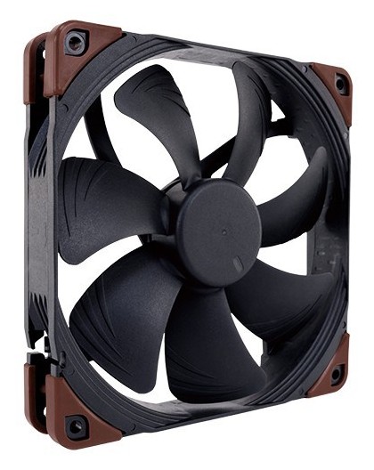 Noctua NF-A14 industrialPPC-2000 Computer case Fan 14 cm Black, Brown