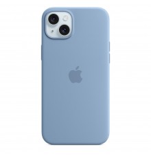 Apple iPhone 15 Plus Silicone Case with MagSafe - Winter Blue
