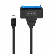 SAVIO AK-69 Adapter USB-C 3.1 Gen 1 (M) - SATA (F) for 2.5" drives
