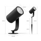 Philips Hue White and colour ambience Lily Outdoor spot light