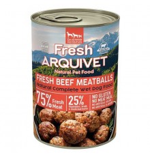 ARQUIVET Fresh Beef meatballs in sauce - wet dog food - 400g