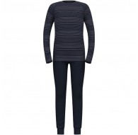 Thermal underwear - Odlo Set ACTIVE WARM Special Set size M Navy blue