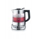Severin WK 3473 electric kettle 1 L 2200 W Stainless steel, Transparent