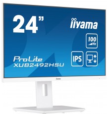 iiyama 24” IPS technology panel with 150mm height adjustable stand and 100Hz refresh rate