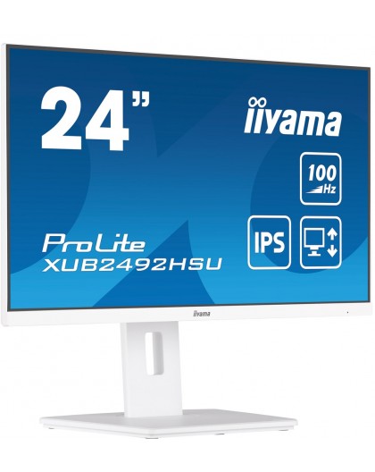iiyama 24” IPS technology panel with 150mm height adjustable stand and 100Hz refresh rate