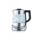 Severin WK 3473 electric kettle 1 L 2200 W Stainless steel, Transparent
