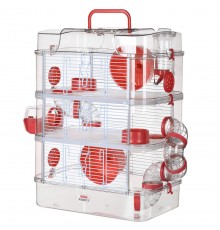 ZOLUX Rody3 Trio - rodent cage - red