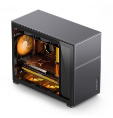 Jonsbo D31 MESH Micro-ATX Case, Tempered Glass - black