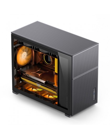 Jonsbo D31 MESH Micro-ATX Case, Tempered Glass - black