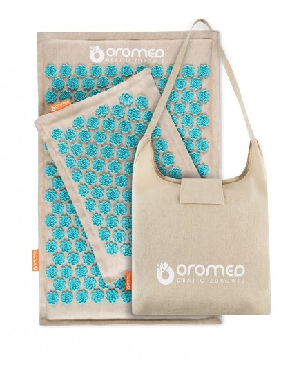 ORO-HEALTH acupressure mat, colour grey