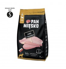 PAN MIĘSKO Turkey with Pheasant S - Dry Dog Food - 9 kg