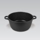 Maestro MR-4616C Pot with lid 16 cm 1 l Black