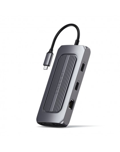 Satechi ST-UCMXAM laptop dock/port replicator USB 3.2 Gen 1 (3.1 Gen 1) Type-C Grey