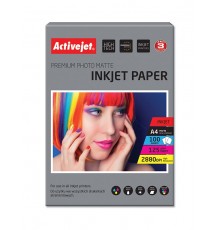 Activejet AP4-125M100 matte photo paper for ink printers A4 100 pcs
