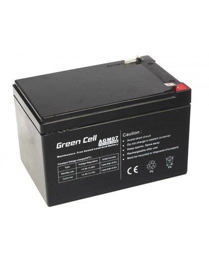 GREEN CELL GEL BATTERY AGM07 12V 12AH