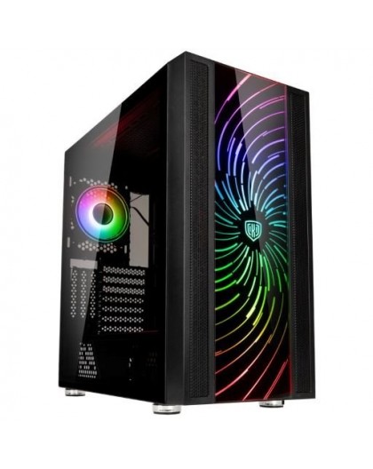 Kolink Unity Adapt ARGB Midi Tower Black, Transparent