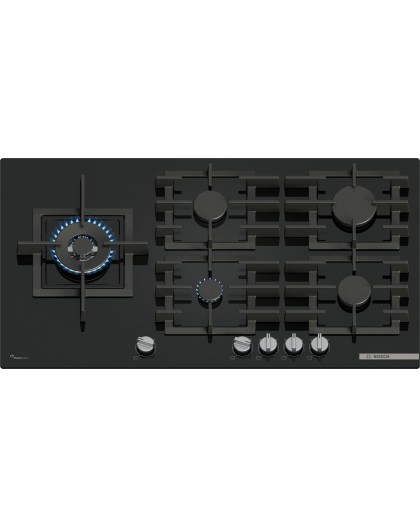 Bosch Serie 6 PPM9A6I40 hob Black Built-in 90 cm Gas 5 zone(s)