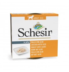 SCHESIR in jelly Chicken with aloe - wet dog food - 150 g