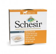 SCHESIR in jelly Chicken with aloe - wet dog food - 150 g