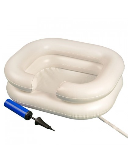 Inflatable head wash pool