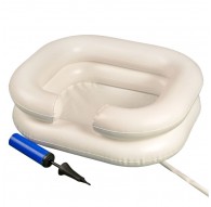 Inflatable head wash pool