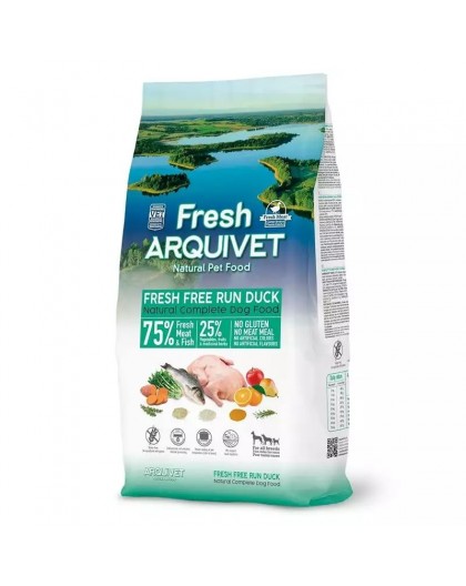 ARQUIVET Fresh Duck with ocean fish - semi-moist dog food - 2,5 kg