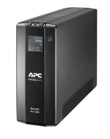 APC Back-UPS Pro, 1300VA/780W, Tower, 230V, 8x IEC C13 outlets, AVR, LCD, User Replaceable Battery