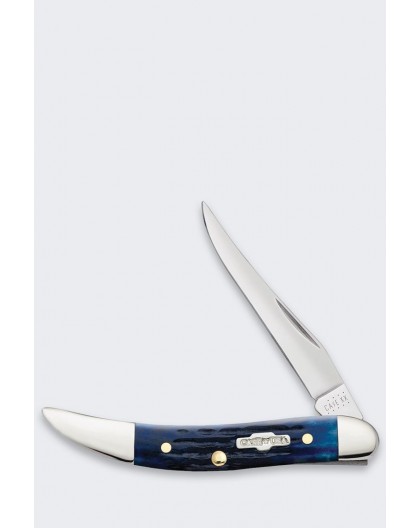 Knife Case Rogers Mini Trapper SS Blue Bone