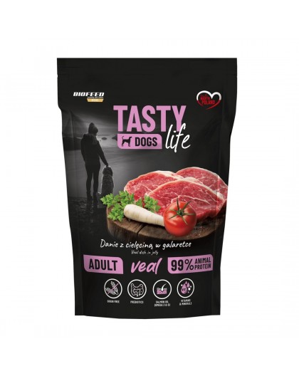 BIOFEED Tasty Dogs Life Veal - wet dog food - 500g