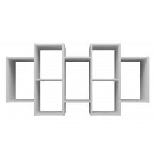 Seinale seina raamaturiiul Bilbao 7.0 Valged seinarakendused