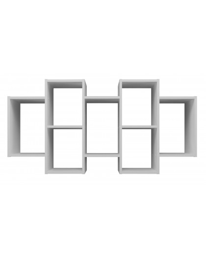 Wall-hung bookcase Bilbao 7.0 Wall Shelves White
