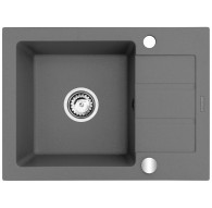 Single-bowl sink with draining board Maidsinks Promo 62x44 1B 1D