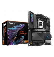 GIGABYTE X870E AORUS PRO Motherboard - Supports AMD Ryzen 9000 CPUs, 16+2+2 Phases Digital VRM, up to 8000MHz DDR5 (OC), 3xPCIe 