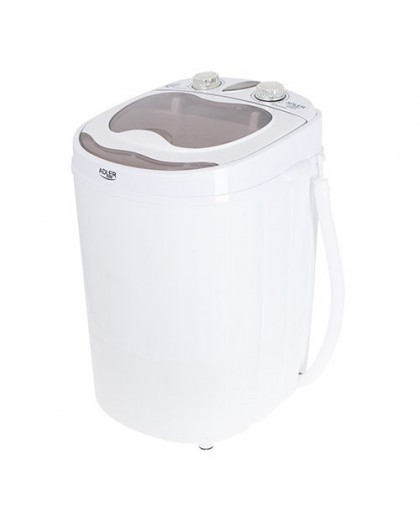 Adler AD 8055 washing machine Top-load 3 kg Cream, White