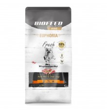 BIOFEED Euphoria Fresh Adult Mini & Small Pork with goose - dry dog food - 8kg