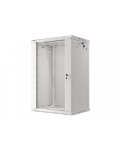 Lanberg WF01-6418-10S rack cabinet 18U Wall mounted rack Grey
