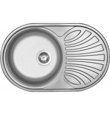 1-bowl steel sink with drainer