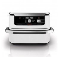 Ninja AF500EUWH fryer Double 10.4 L Stand-alone 2470 W Hot air fryer Silver, White