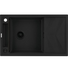 1-bowl magnetic granite sink with drainer