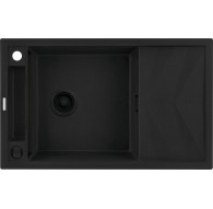 1-bowl magnetic granite sink with drainer