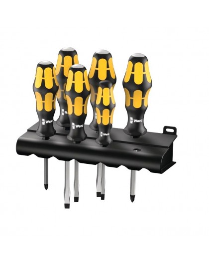 Wera 932/6 Kraftform Set Standard screwdriver