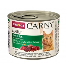 ANIMONDA Carny Adult Beef, venison and blueberries - wet cat food - 200g