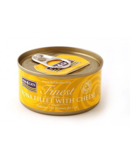 FISH4CATS Tun fillet with cheese - wet cat food - 70g