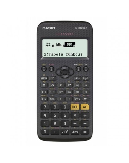 CASIO CALCULATOR SCIENTIFIC FX-350CEX 379 FUNCTIONS, 77X166MM, BLACK