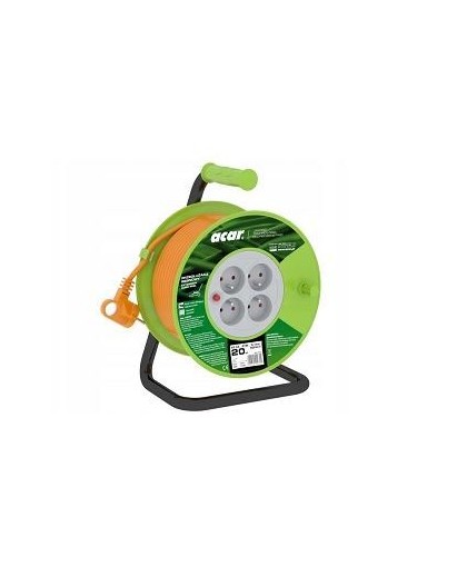 Acar PZ-4Z/OTM H05VV-F 3G1.0 20M Retractable extension cable