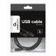 Gembird CCP-USB2-AMBM-10 USB cable 3.04 m USB A USB B Black