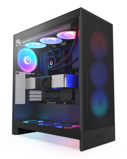 NZXT H7 Flow RGB Midi Tower Black