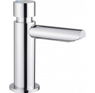 Timed washbasin mixer