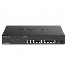 D-Link DGS-1100-10MPV2 Managed L2 Gigabit Ethernet (10/100/1000) Power over Ethernet (PoE) 1U Black