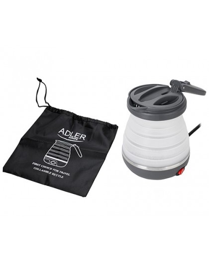 Adler AD 1279 electric kettle 0.6 L 750 W Black, White